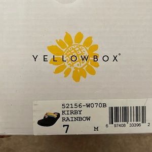 Yellow box Kirby Rainbow Sandal
